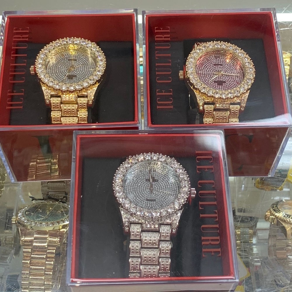 Brand New 3 Gold & white Gold Plated Watches